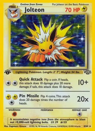Jolteon #4 Jungle PSA 10