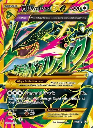 M Rayquaza EX #98 Ancient Origins PSA 10