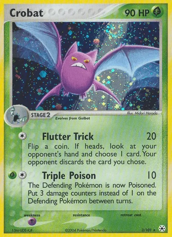 Crobat #3 Hidden Legends PSA 10