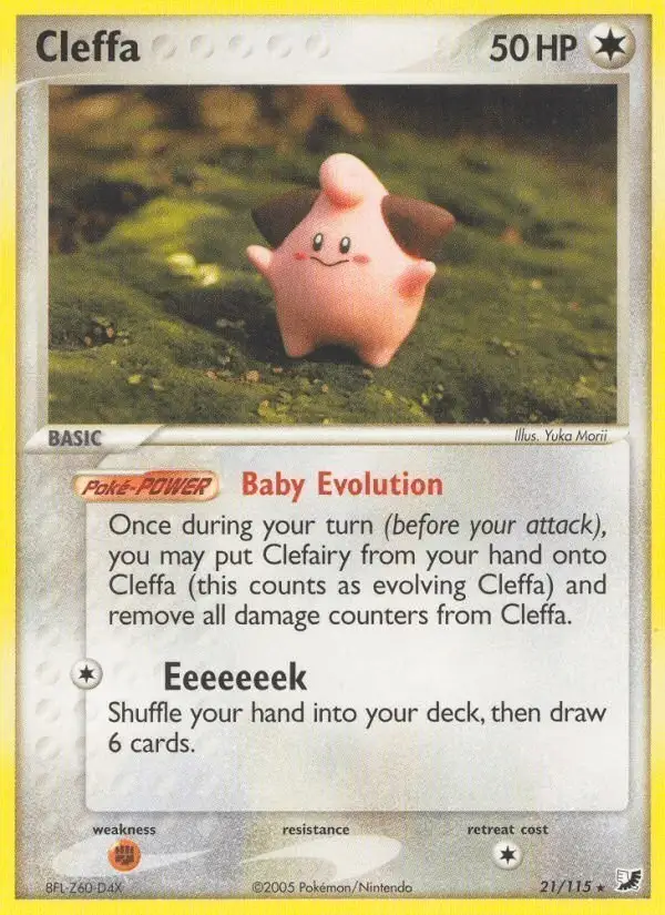 Cleffa #21 Unseen Forces PSA 10