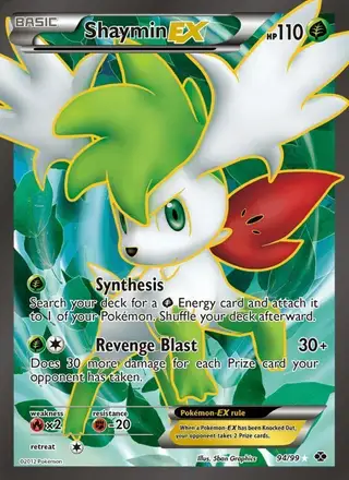 Shaymin-EX #94 Next Destinies PSA 10