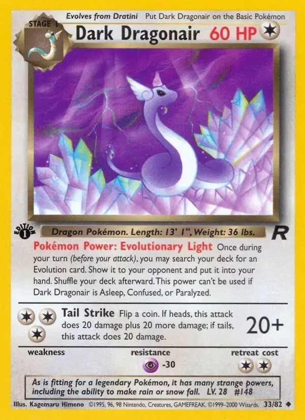 Dark Dragonair #33 Team Rocket PSA 10