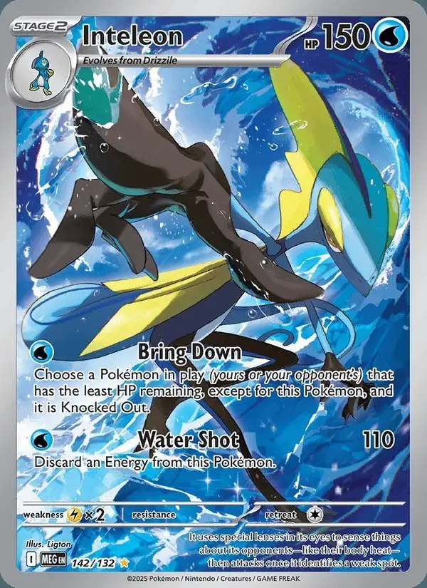 Inteleon #142 Mega Evolution PSA 10