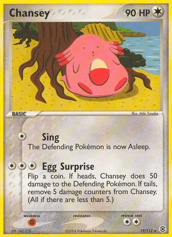 Chansey #19 FireRed & LeafGreen PSA 10