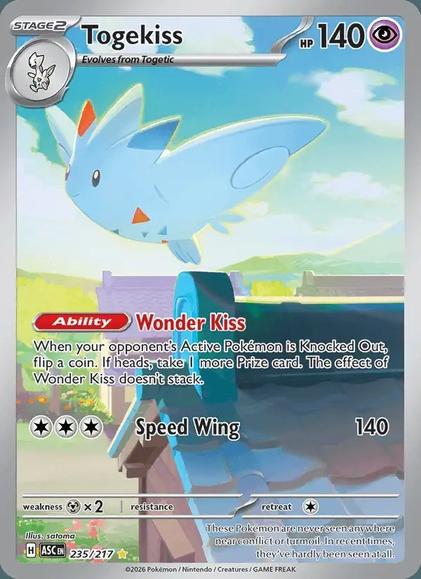 Togekiss #235 Ascended Heroes PSA 10