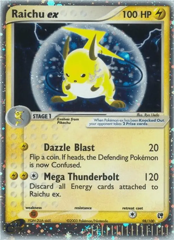Raichu ex #98 Sandstorm PSA 10