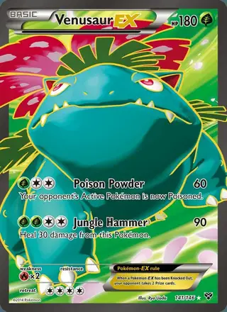 Venusaur EX #141 XY PSA 10