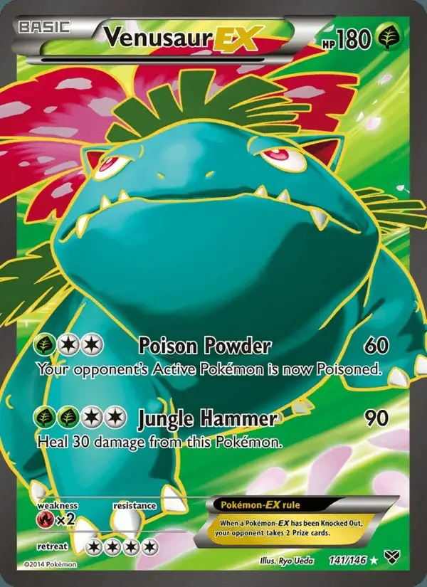 Venusaur EX #141 XY PSA 10