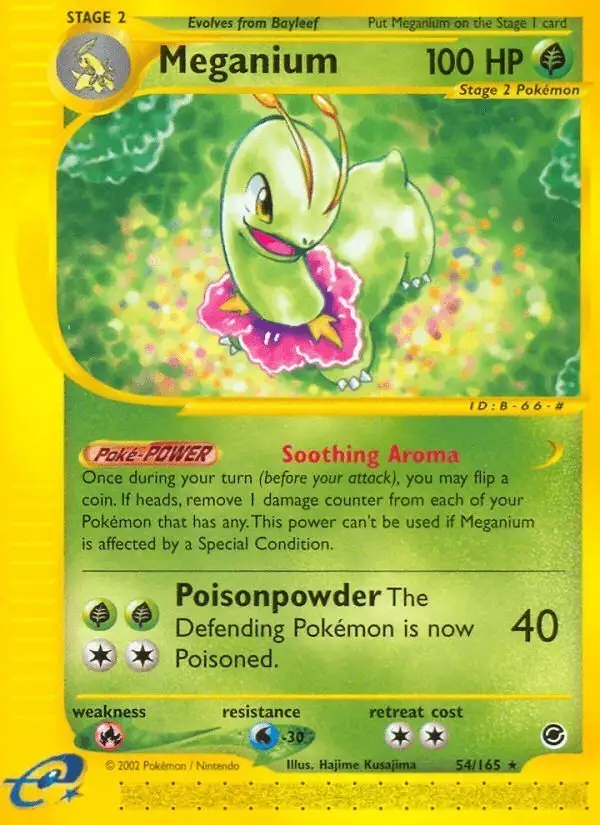 Meganium #54 Expedition Base Set PSA 10