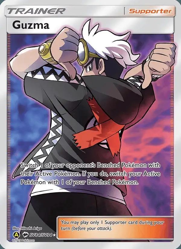 Guzma #SV84 Hidden Fates Shiny Vault PSA 10