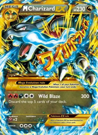 M Charizard EX #108 Flashfire PSA 10