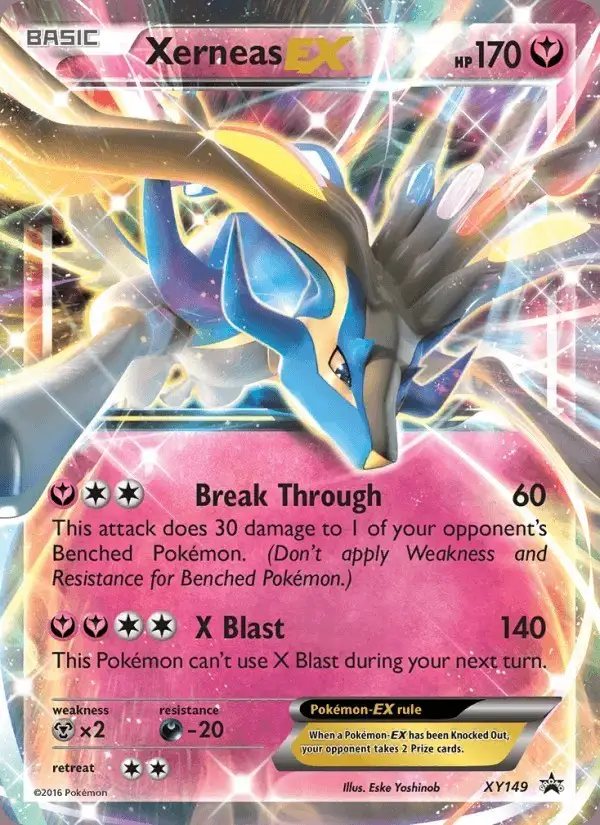 Xerneas EX #XY149 XY Black Star Promos PSA 10
