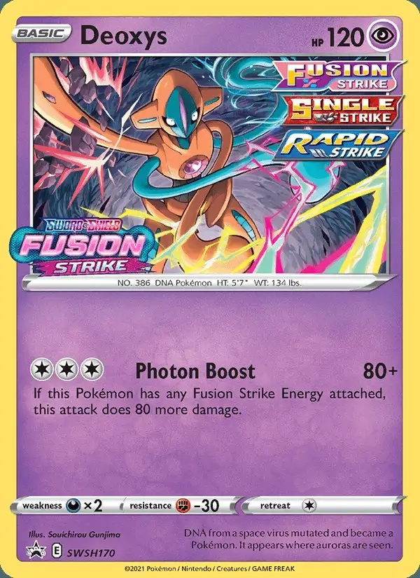 Deoxys #SWSH170 SWSH Black Star Promos PSA 10