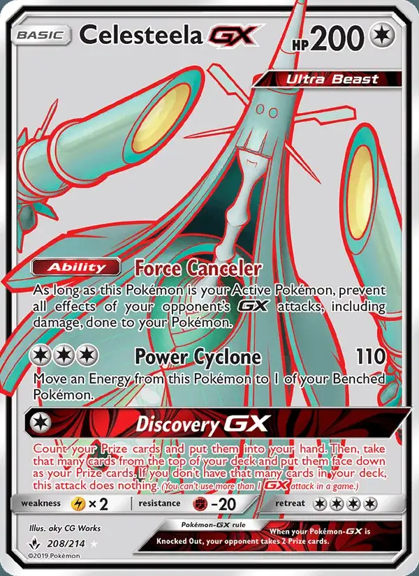 Celesteela GX #208 Unbroken Bonds PSA 10