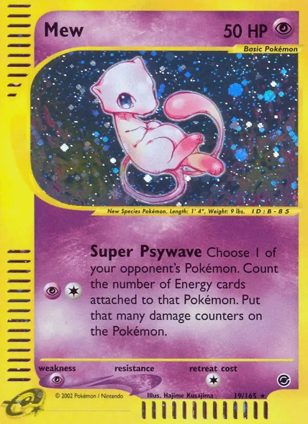 Mew #19 Expedition Base Set PSA 10