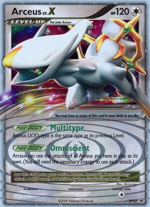 Arceus #DP53 DP Black Star Promos PSA 10