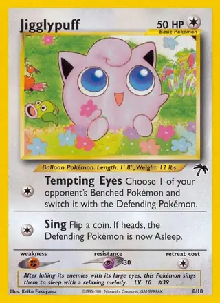 Jigglypuff #8 Southern Islands PSA 10