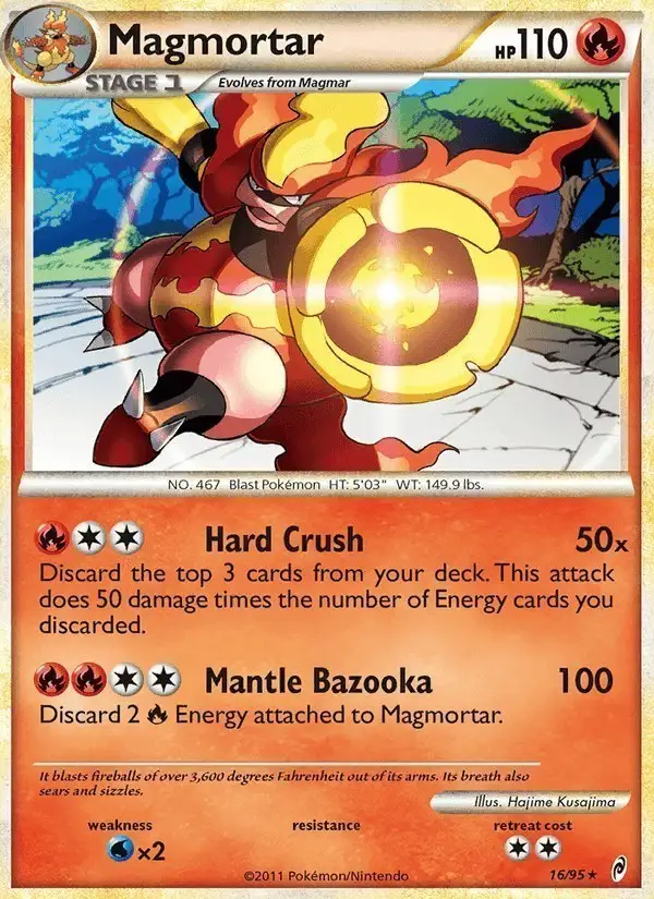 Magmortar #16 Call of Legends PSA 10
