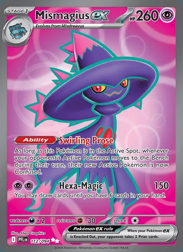 Mismagius ex #112 Phantasmal Flames PSA 10