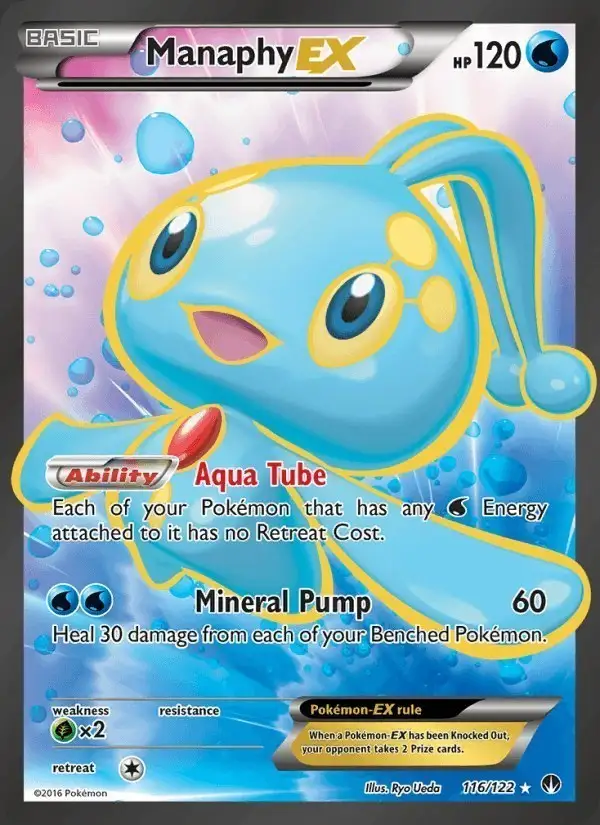 Manaphy EX #116 BREAKpoint PSA 10