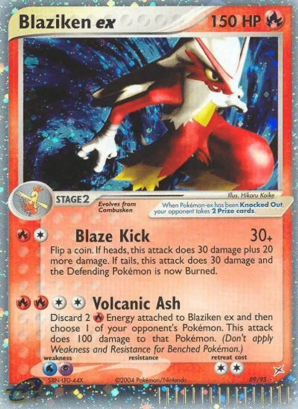 Blaziken ex #89 Team Magma vs Team Aqua PSA 10
