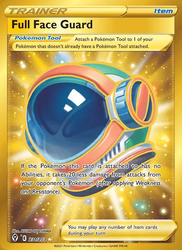 Full Face Guard #231 Evolving Skies PSA 10