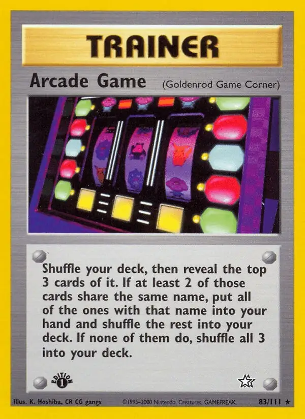 Arcade Game #83 Neo Genesis PSA 10