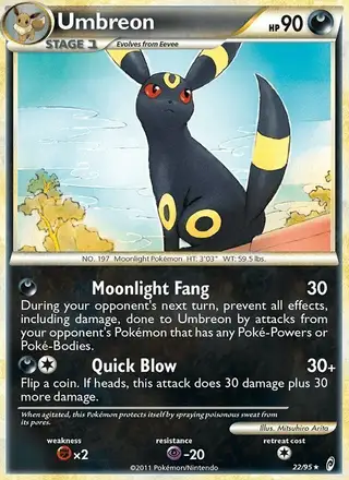 Umbreon #22 Call of Legends PSA 10