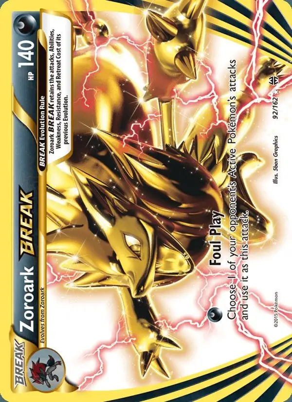Zoroark BREAK #92 BREAKthrough PSA 10