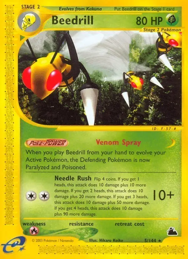 Beedrill #5 Skyridge PSA 10