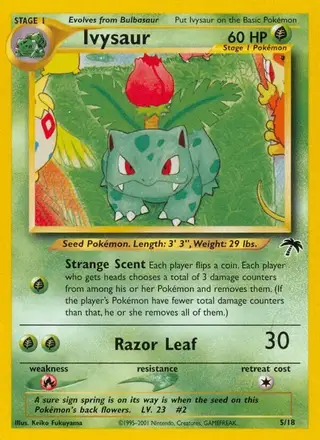 Ivysaur #5 Southern Islands PSA 10