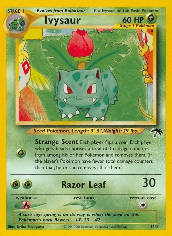 Ivysaur #5 Southern Islands PSA 10