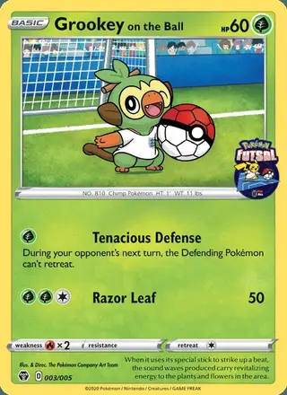 Grookey on the Ball #3 Futsal 2020 PSA 10