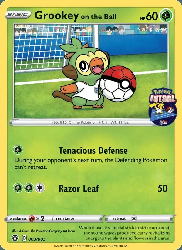 Grookey on the Ball #3 Futsal 2020 PSA 10
